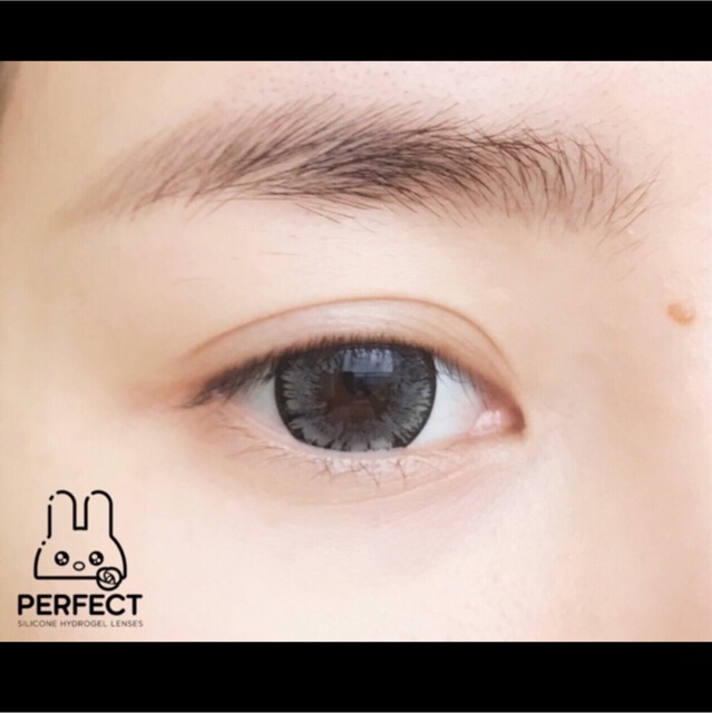 giá 1 cặp lens cận xám tây có LỆCH ĐỘ sẵn 0-6 độ kính áp tròng cận màu xám kính giãn tròng Hàn Quốc L2-006 gray