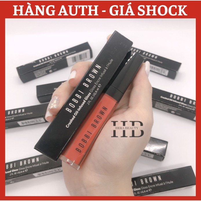 [TEM CHÍNH HÃNG] Son Bóng Dưỡng Ẩm Bobbi Brown 6ML Crushed Oil-Infused Gloss_Màu #Freestyle #Freespirit #slowjam
