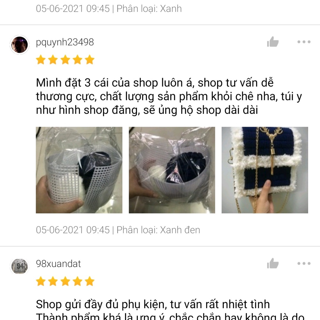 Túi Đeo Chéo Handmade Tự đan - Phụ Kiện Đan Túi [Có video hướng dẫn]