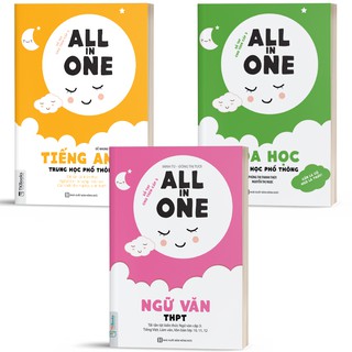 Combo All In One Trung Học Phổ Thông Văn + Anh + Hóa