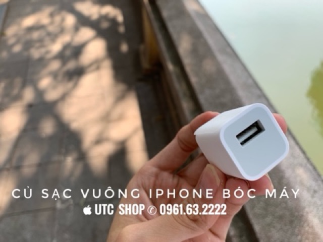 Củ sạc vuông zin bóc máy iPhone XS MAX