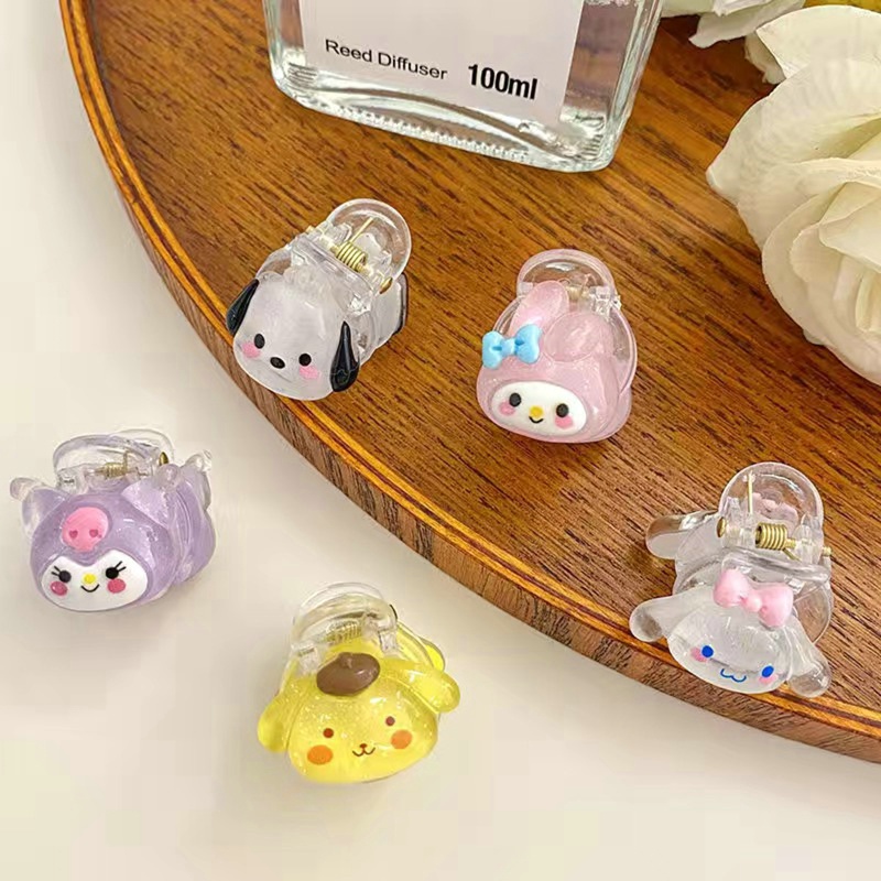 Kẹp Tóc Acrylic Kiểu Dáng Hoạt Hình Phong Cách Hàn Quốc Cho Nữ