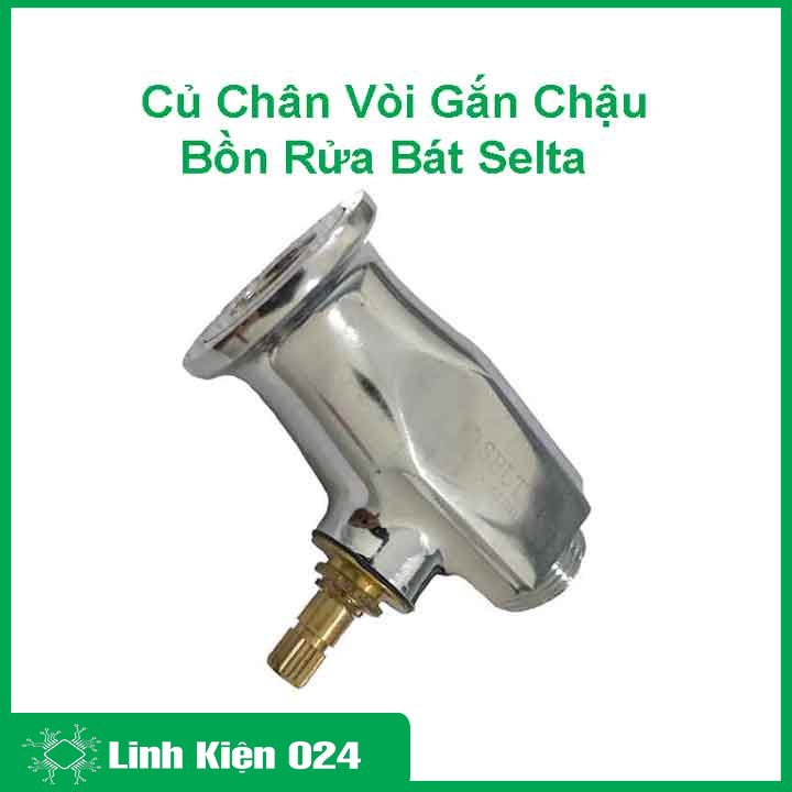 Củ chân vòi gắn chậu bồn rửa bát Selta thay thế hộ gia đình chưa bao gồm ren đồng và núm vặn