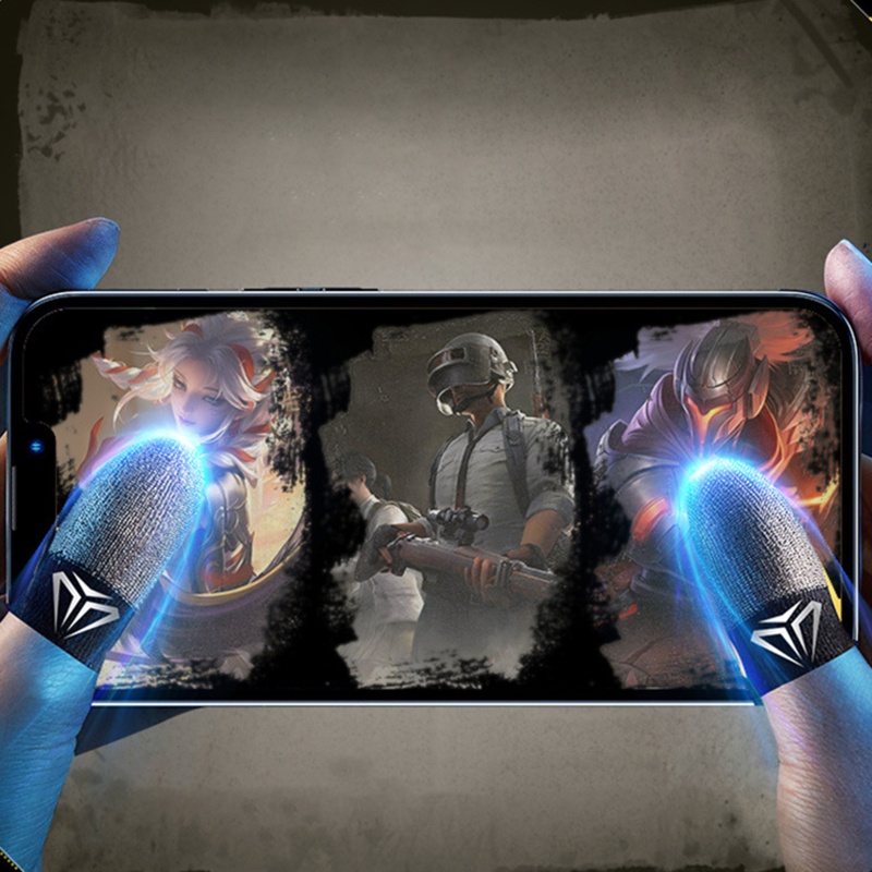 Vỏ Bọc Ngón Tay Chơi Game Mỏng Nhẹ Chống Mồ Hôi Kèm Hộp Đựng Tiện Dụng