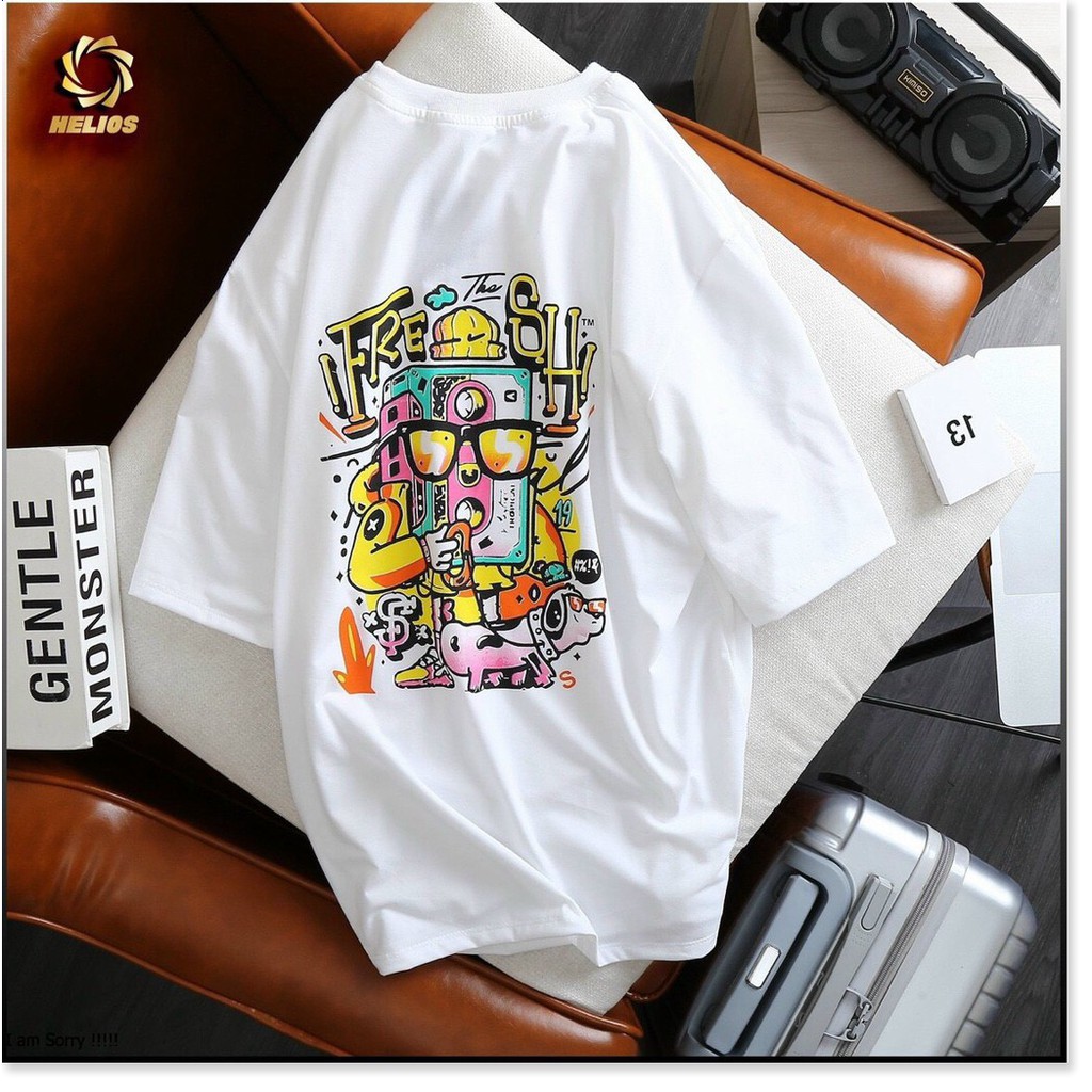 ÁO THUN COTTON NAM FORM RỘNG,THIẾT KẾ HỌA TIẾT NỀN ÁO SIÊU NGẦU KOKO MI STORE