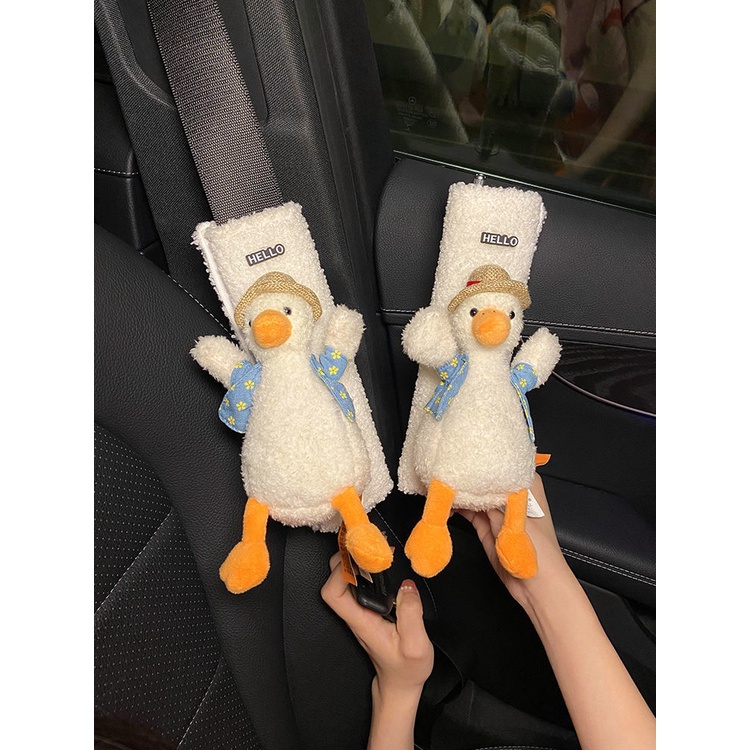 1 Cặp Vỏ Bọc Dây Đai An Toàn Xe Hơi Họa Tiết Hoạt Hình Dễ Thương