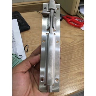 Chốt cửa inox dài 4cm - 50cm (Chốt gài/ Chốt cửa tủ/ Chốt ngang inox)