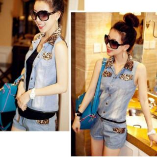 Jumsuit jean mềm