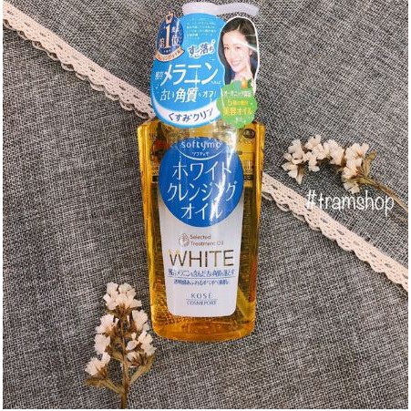 Dầu tẩy trang kose softymo white selected treatment oil