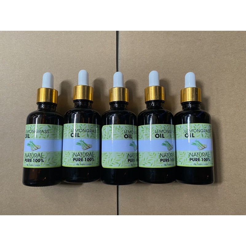 Set 5 chai tinh dầu Sả 🍋 loại 50ml giá siêu tiết kiệm