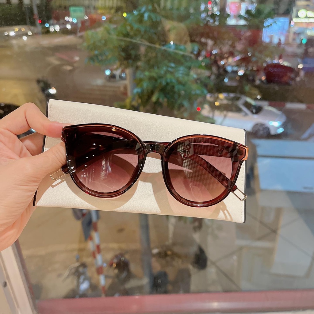 Kính thời trang mắt mèo thời trang Hàn Quốc T06 - 337 Kính mắt thời trang nữ