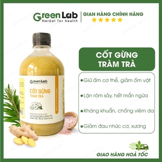 Greenlab - Cốt gừng tràm trà - sản phẩm tắm bé- ngâm chân thảo dược-giảm giá mua trên 3 lọ