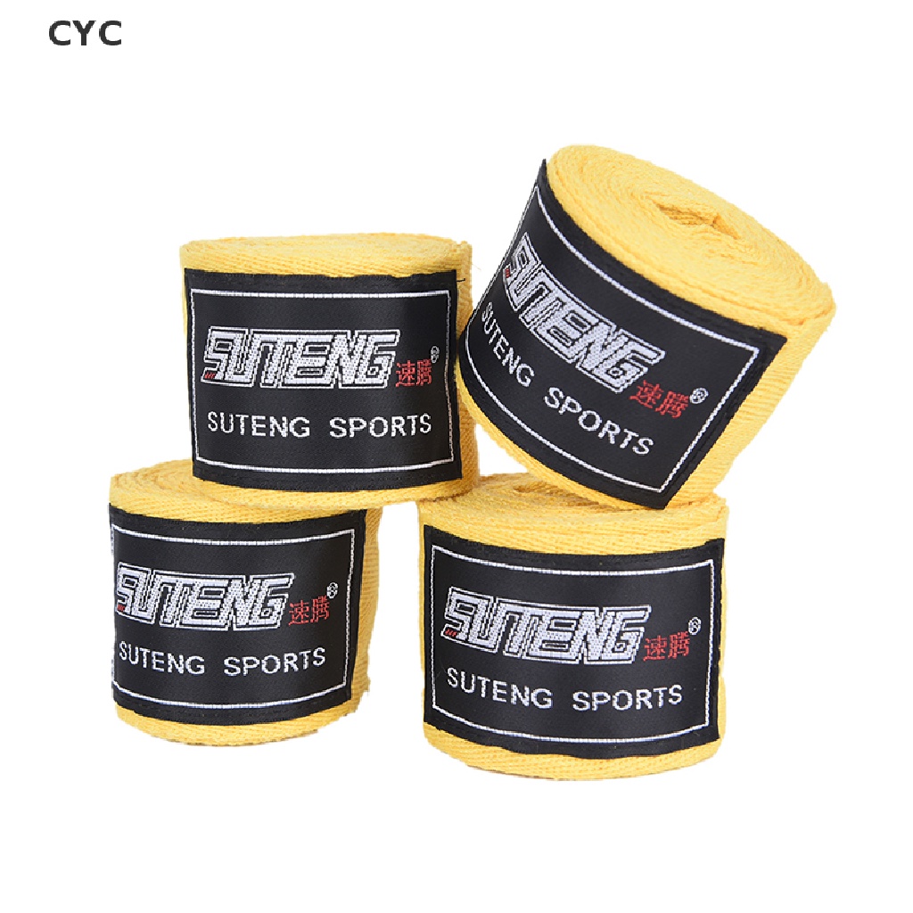Set 2 băng quấn tay tập boxing rộng 5cm nhiều màu sắc CY