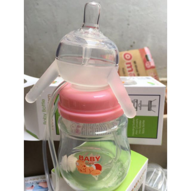 Bình sữa rảnh tay Baby Lops 180 và 260ml