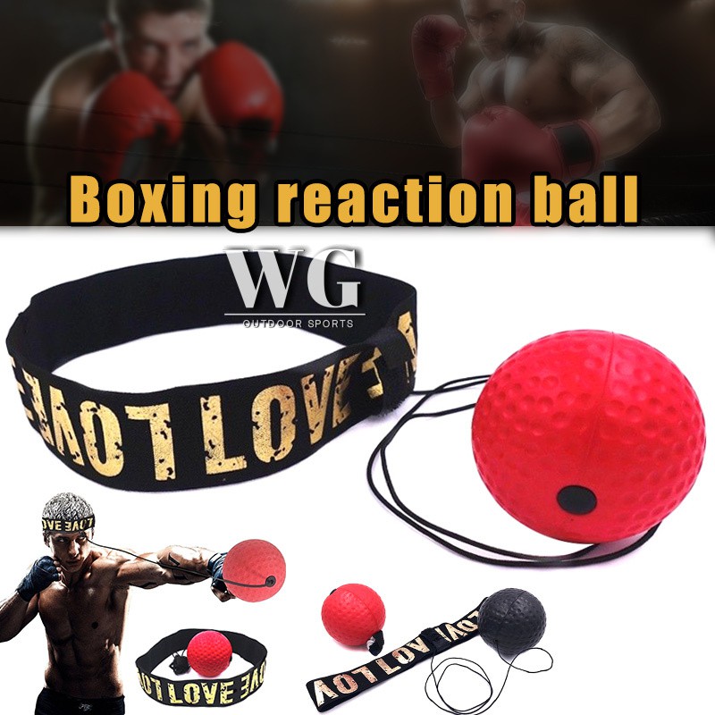 Bóng luyện tập phản xạ boxing có băng đô đeo đầu thiết tiện lợi