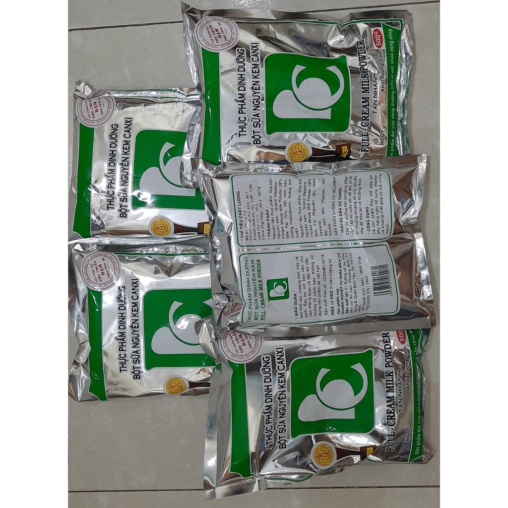 BỘT SỮA NGUYÊN KEM CANXI 500g (LOẠI LẠT  ÍT ĐƯỜNG)