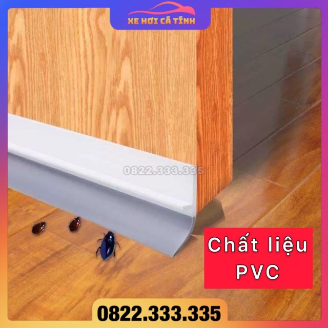 [Chính Hãng] thanh dán chân cửa PVC loại cải tiến sẵn keo 3M chịu nước và môi trường khắc nghiệt