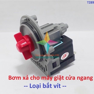 Bơm xả thoát nước cho máy giặt cửa ngang loại chân bắt vít