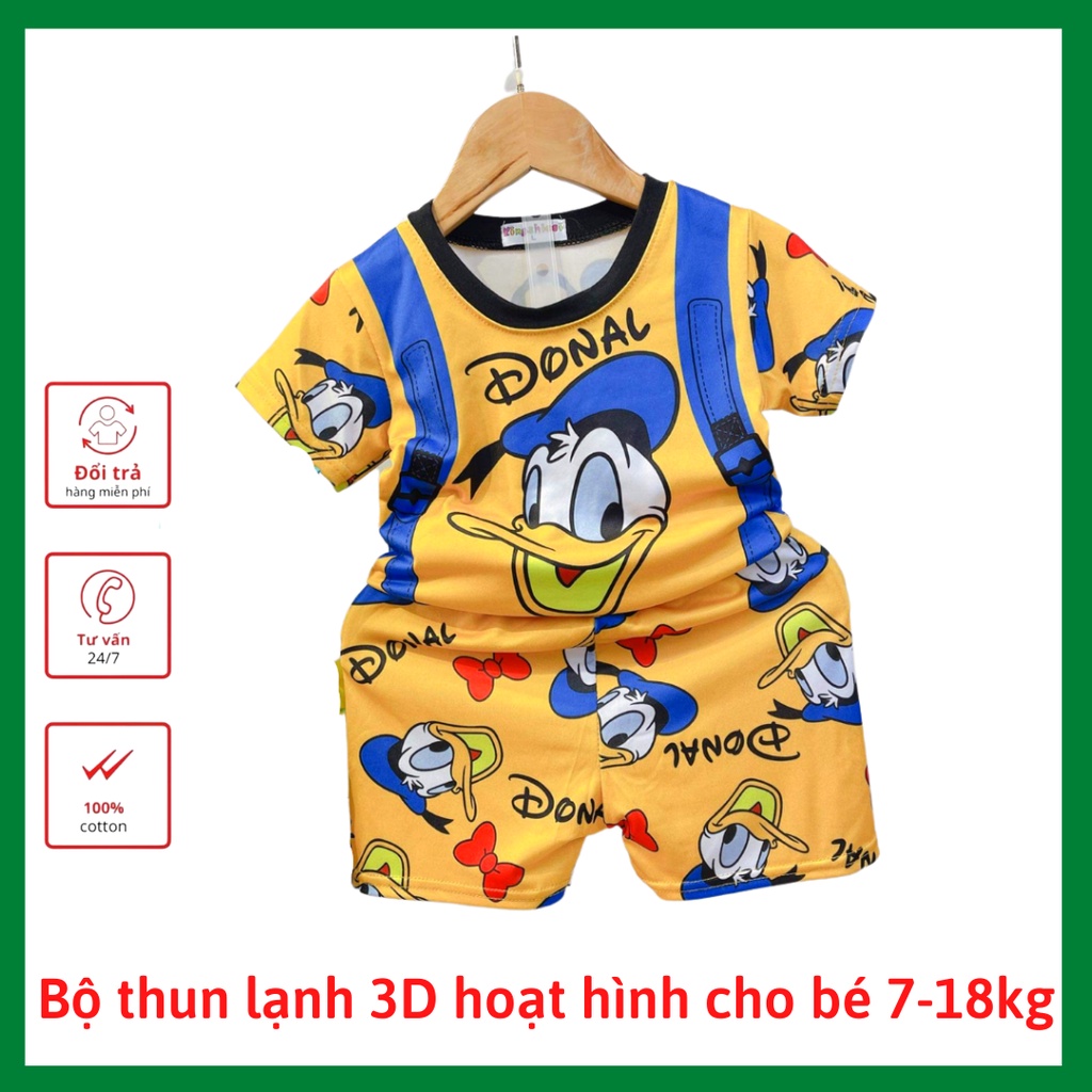 Bộ hoạt hình 3D cho bé trai, bé gái 7-20kg