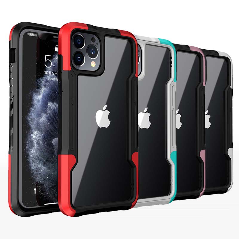 Ốp lưng trong suốt chống sốc cho iphone 12 pro max Iphone 7 Plus IP 8 Plus X Xr Xs Max 11 12 Mini