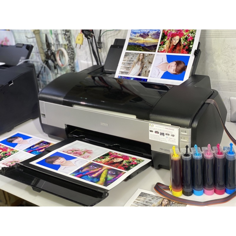 Máy in Epson G4500, máy in A3 nội địa Nhật 6 màu in cực đẹp