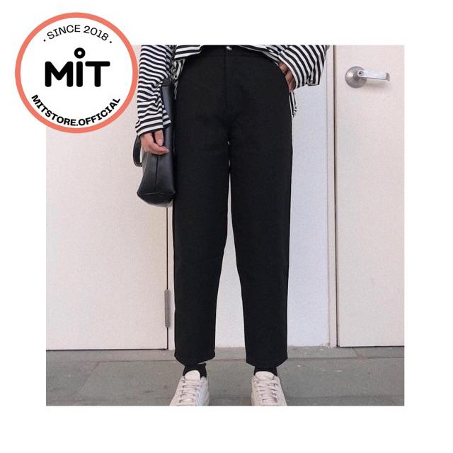 Quần baggy vải form rộng kèm ảnh thật tự chụp
