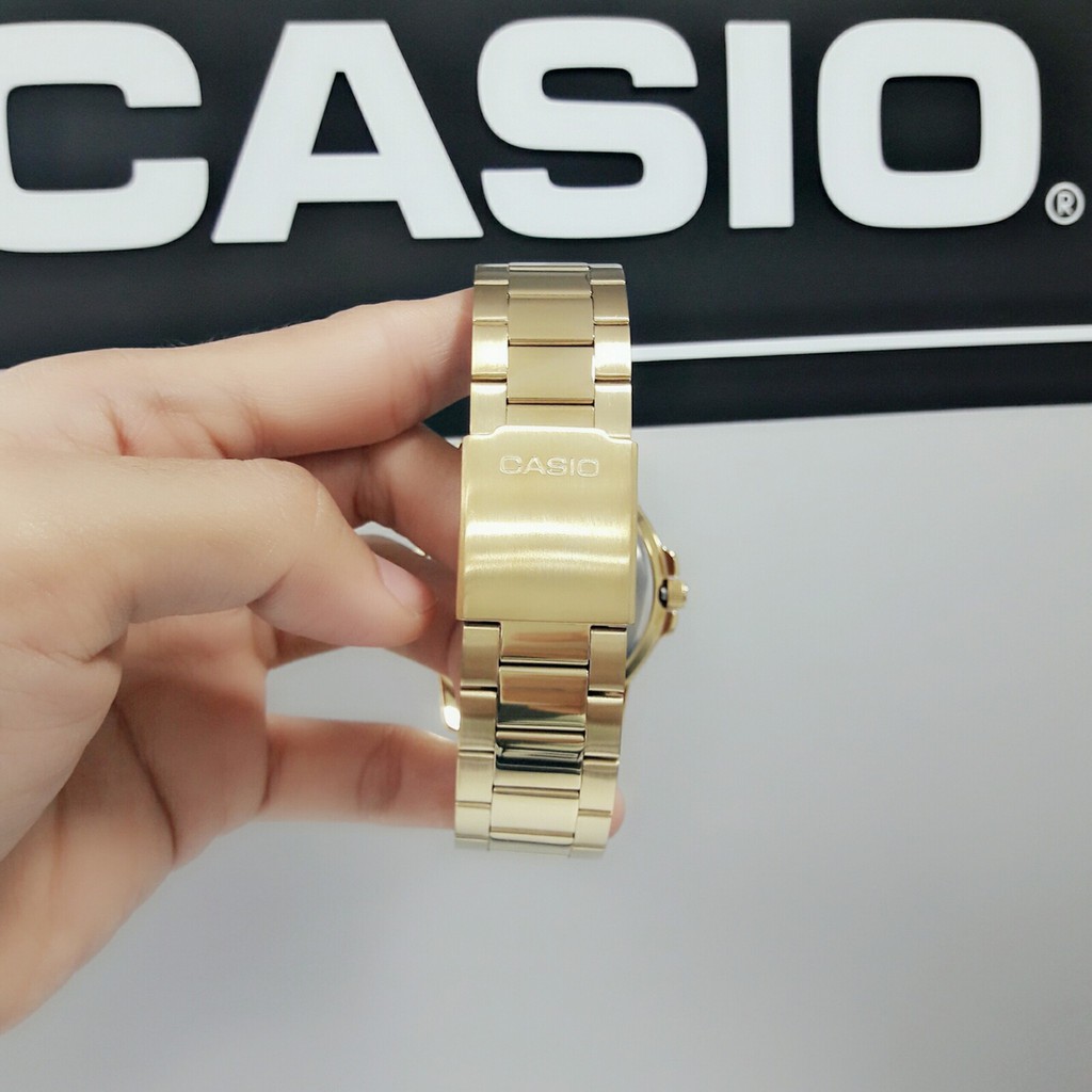 Đồng hồ nam dây kim loại Casio Anh Khuê MTP-VD01G-9EVUDF