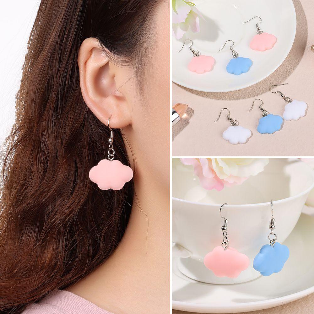 Bông Tai Hình Đám Mây Hoạt Hình Dễ Thương