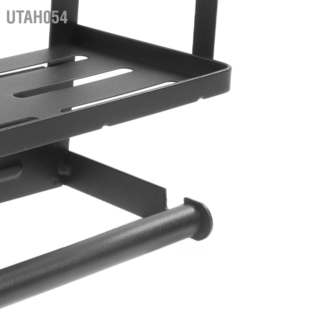 [Hàng Sẵn] Kệ tủ lạnh, Giá kệ treo tủ lạnh đa năng cao cấp , kệ hít tủ lạnh nam châm chắc chắn bằng thép không gỉ màu đen【Utah054】