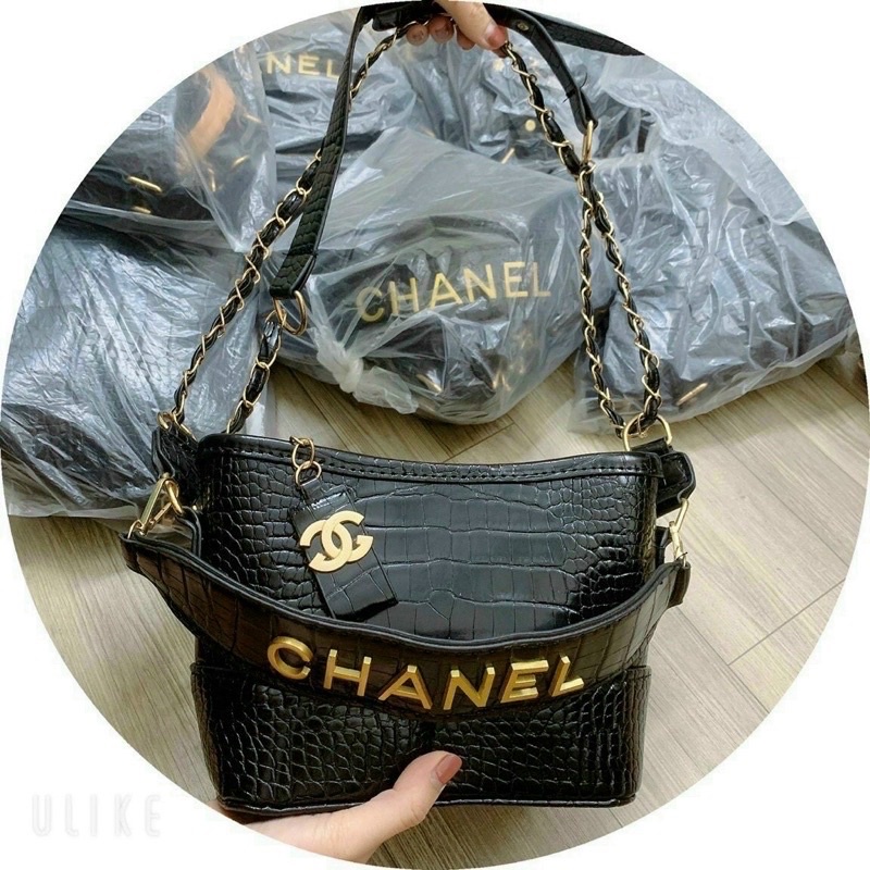 Túi Đeo Chéo Hobo Vân Rắn, Túi Xách Nữ Thời Trang