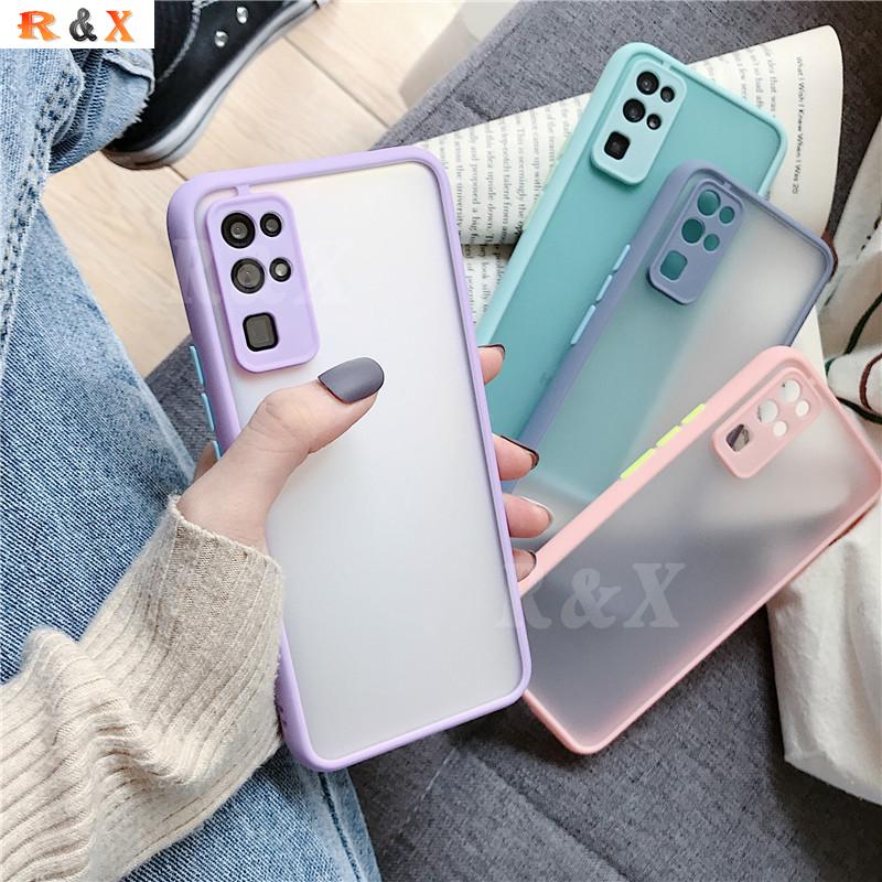 Ốp lưng màu kẹo ngọt xinh xắn dành cho Huawei Y6P Nova 7se 7i 5t 3i 2i Y9S Y9 Prime 2019