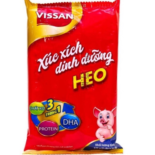 Xúc xích dinh dưỡng VISSAN vị heo