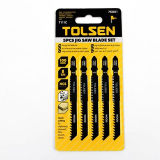 Vỉ 5 Lưỡi Cưa Lộng Gỗ Và Nhựa Tolsen 76801