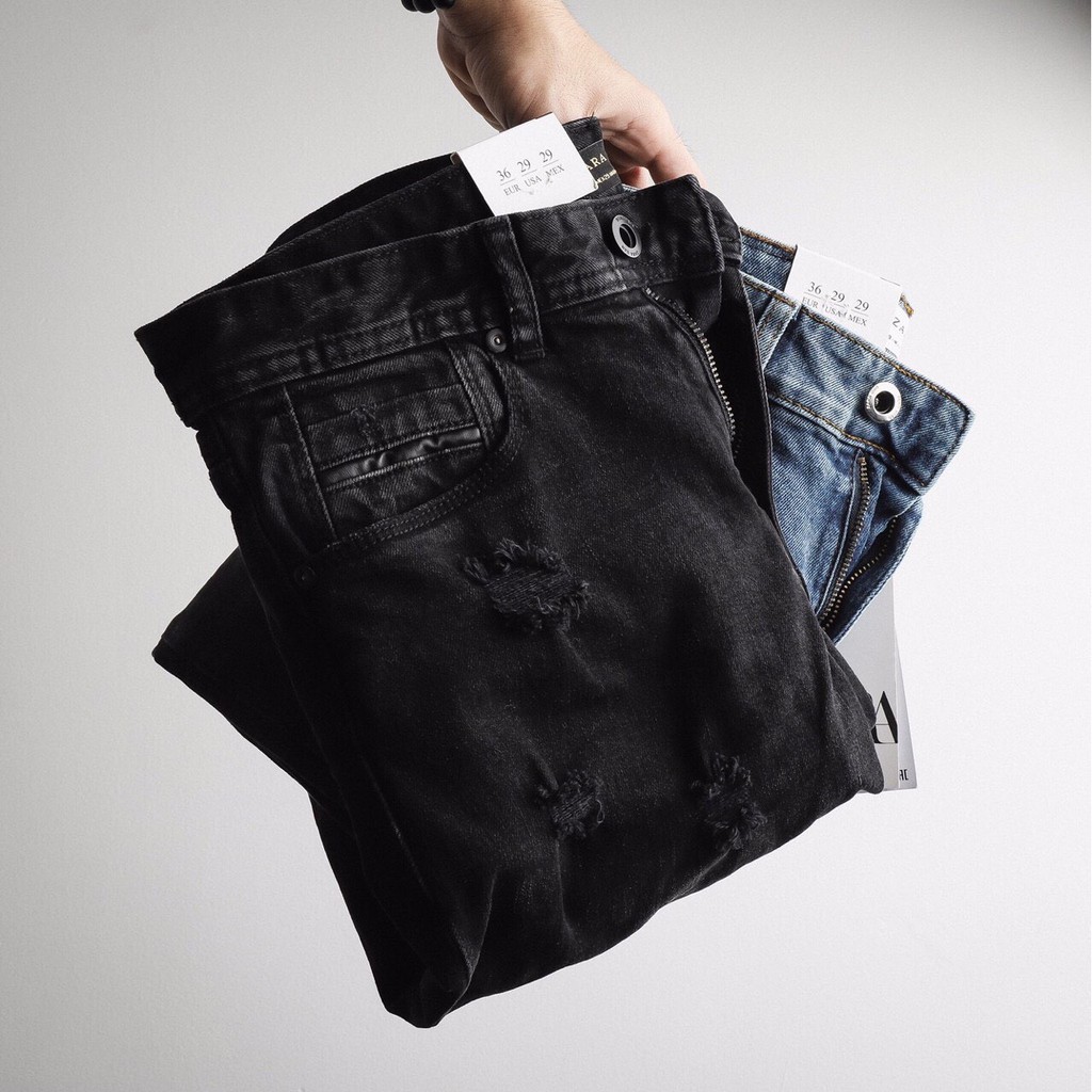 QUẦN JEAN NAM ZA RA CAO CẤP SKINNY ÔM | BigBuy360 - bigbuy360.vn