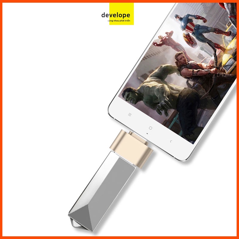 Bộ chuyển đổi/ jack chuyển đổi OTG từ Micro usb sang USB