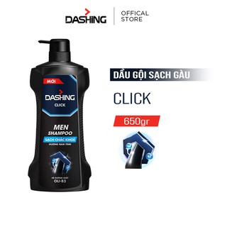 Dầu gội cao cấp Dashing Click tóc sạch chắc khỏe cho nam giới 650gr
