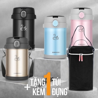 Bộ Hộp Cơm Giữ Nhiệt 2GOOD Lunch Box HC01 (2000ml) - Kèm Muỗng và Đũa Inox 304