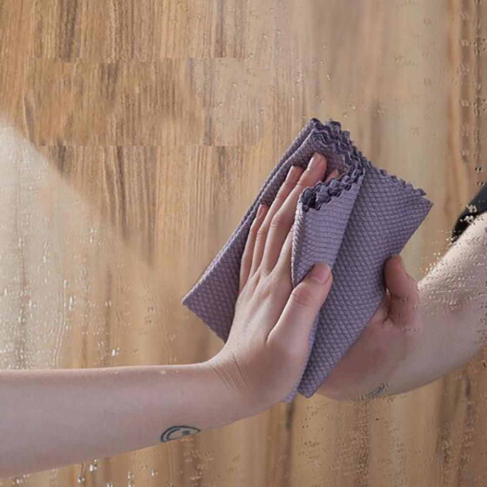 Khăn Lau Chén Dĩa Sợi Nhỏ Siêu Thấm Hút Chống Dầu Mỡ Hiệu Quả