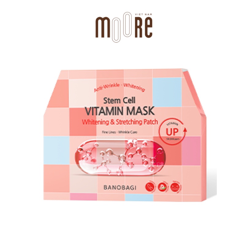 Mặt nạ dưỡng trắng da Banobagi Caro Stem Cell Vitamin Mask
