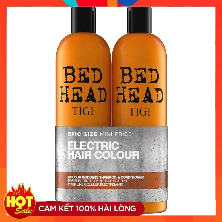 Bộ dầu Gội và Xả Tigi Bed Head chính hãng từ Anh 750ml - Phục hồi tóc hư tổn, làm bóng khỏe và mượt tóc