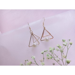 Bông tai hạt ngọc dáng dài
