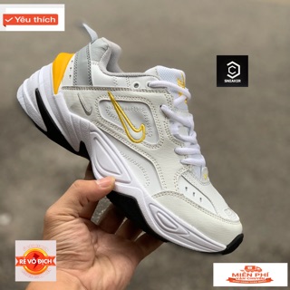 Video + ảnh thật > giày sneaker m2k vàng trắng