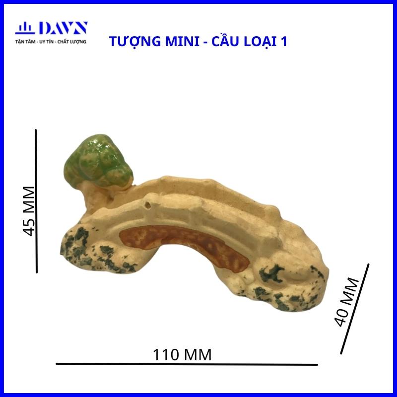 Tượng mini công trình xây dựng xưa, phụ kiện trang trí hòn non bộ, hồ cá, bể cá, tiểu cảnh, bon sai...