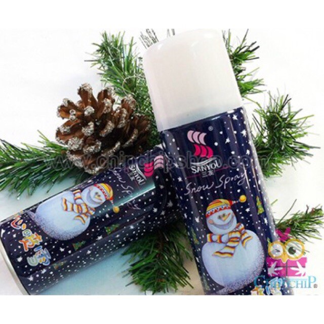 Bình xịt tuyết noel, sinh nhật