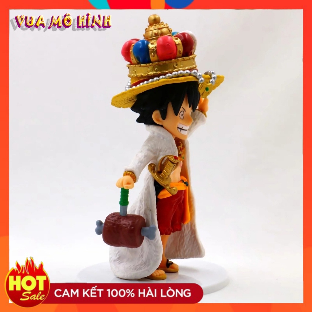 Mô hình One Piece - Figure One piece Vua Luffy phong cách chibi dễ thương cao 17cm full BOX