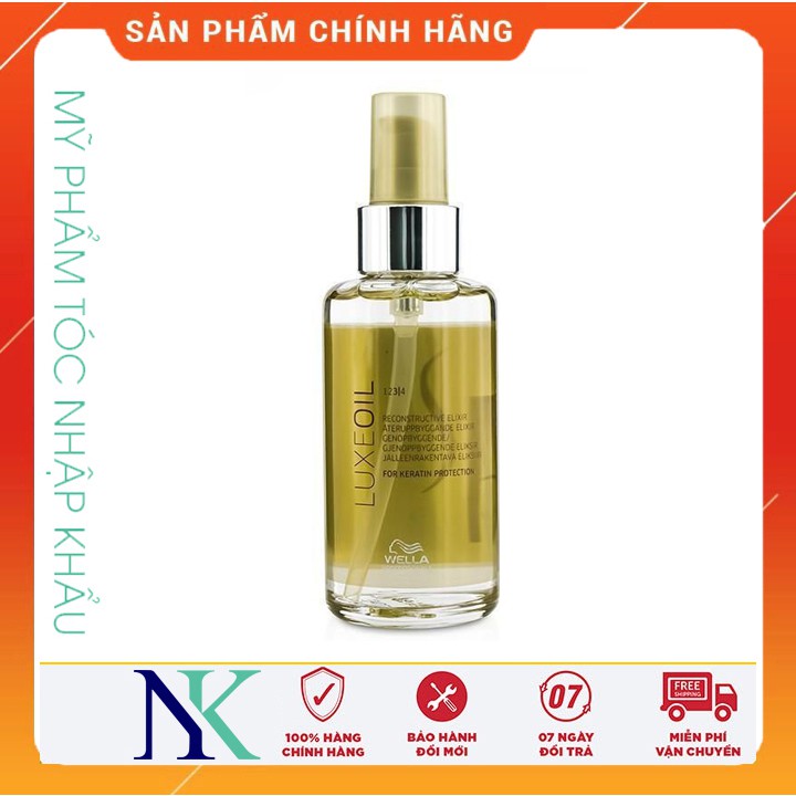 Tinh dầu chăm sóc và bảo vệ cấu trúc tóc SP Wella Oil Luxe 100ml