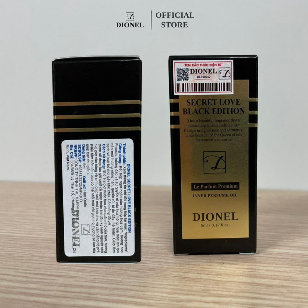 Nước Hoa Vùng Kín Dionel Secret Love Original Black Edition Bí ẩn 5ml - Che tên sản phẩm