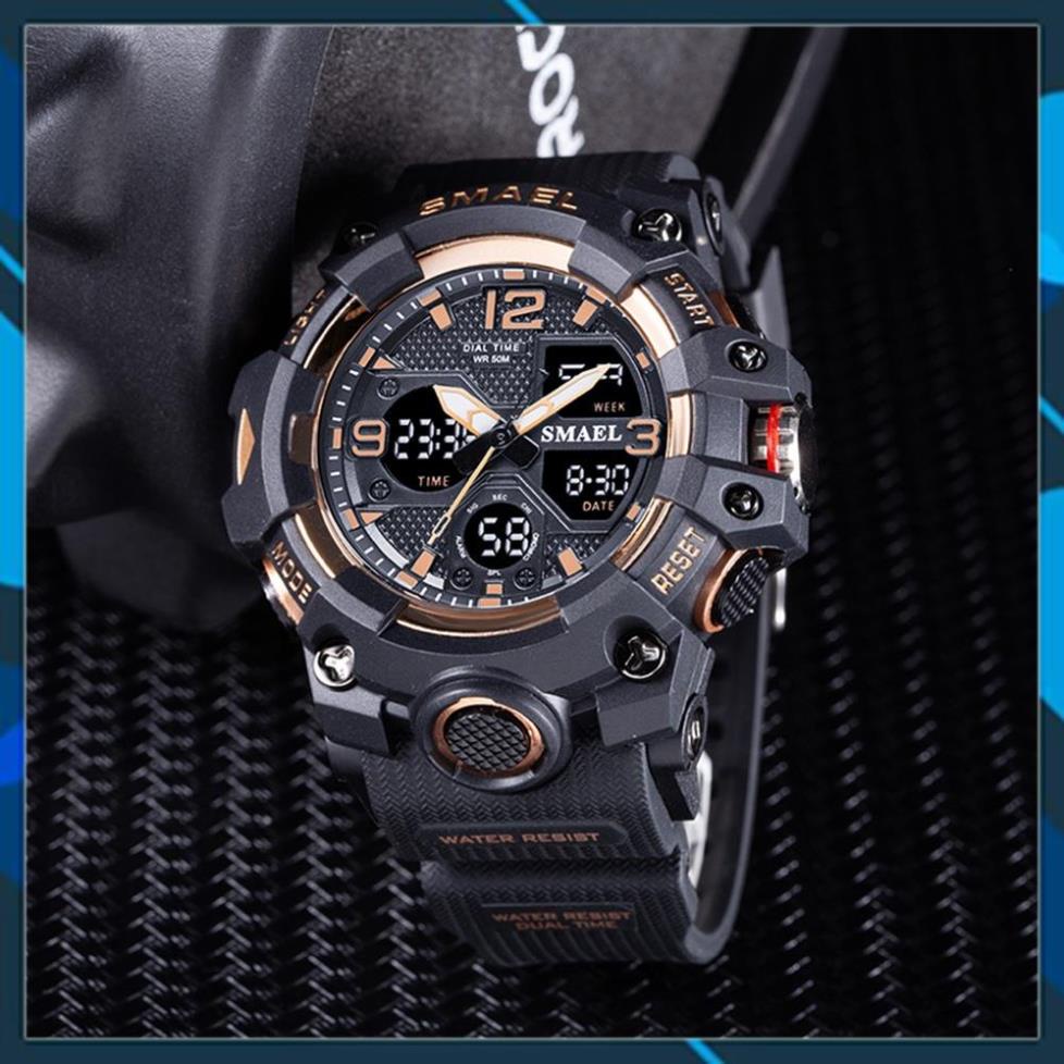 [HÀNG CHUẨN AUTH]Đồng hồ nam SMAEL,thể thao ngoài trời, đồng hồ đa chức năng ,chống thấm nước,BH 12 tháng,1 đổi 1 | BigBuy360 - bigbuy360.vn