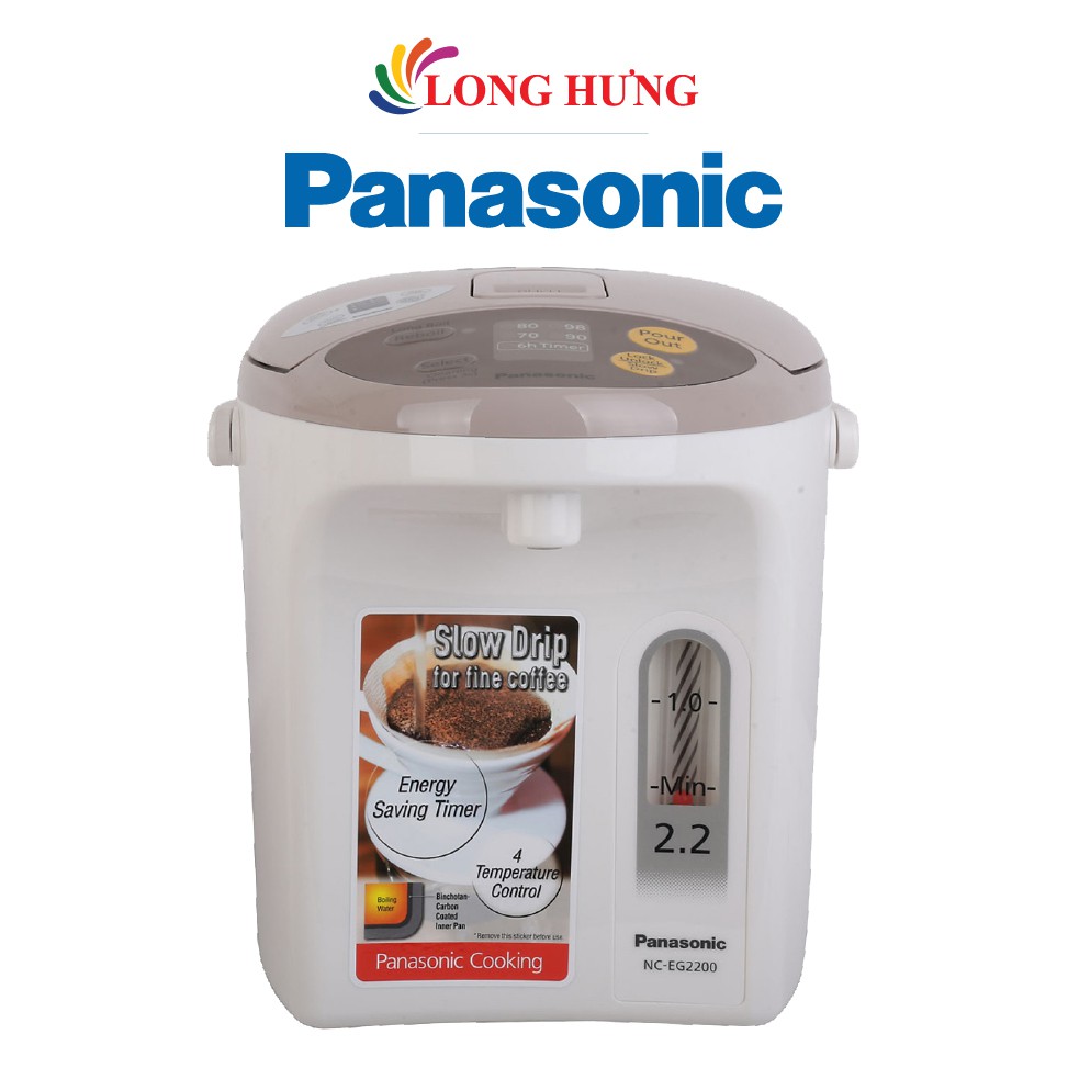 [Mã ELHADEV giảm 4% đơn 300K] Bình thủy điện Panasonic 2.2 lít NC-EG2200CSY - Hàng chính hãng