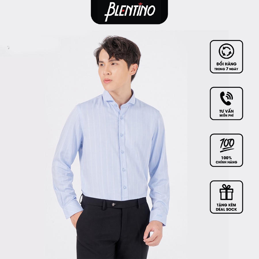 Áo Sơ Mi Nam Dài Tay Công Sở Lịch Lãm Blentino BBT07 - TD